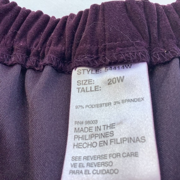 Elastic waistband Plus size 20W skirt - Picture 5 of 6